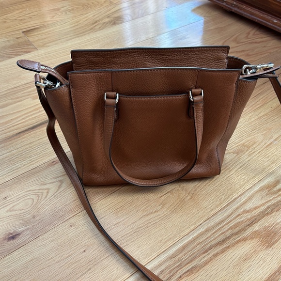 Kate Spade, Brown Pebble Leather Tote - Picture 2 of 3